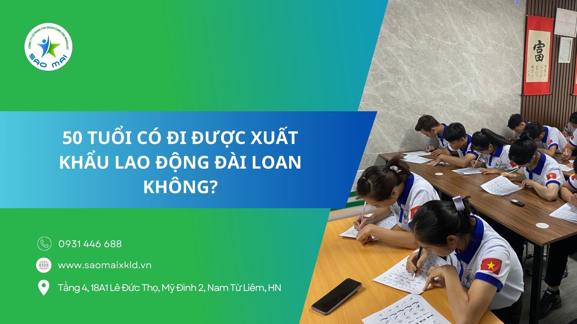 Giải đáp thắc mắc: 50 tuổi có đi được xuất khẩu lao động Đài Loan không?