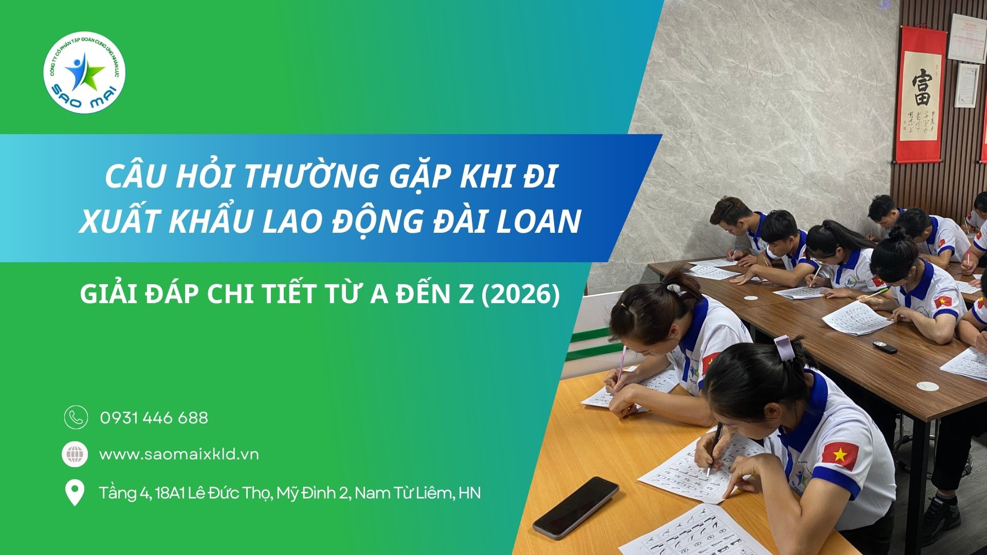 Câu hỏi thường gặp khi đi xuất khẩu lao động Đài Loan – Giải đáp chi tiết từ A đến Z (2026)