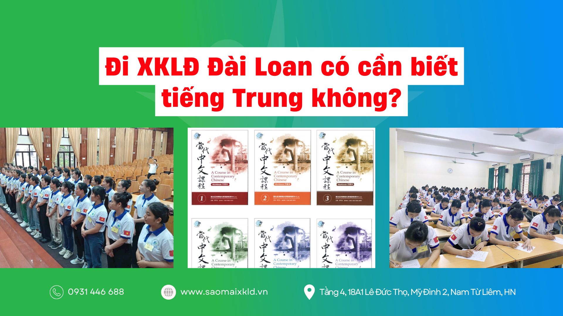 Đi xuất khẩu lao động Đài Loan có cần biết tiếng Trung không?