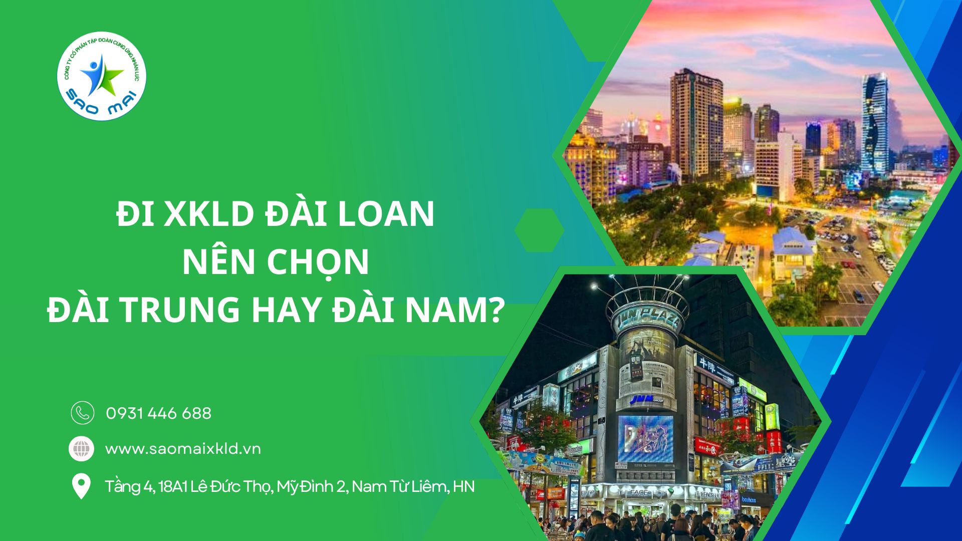 Đi xuất khẩu lao động Đài Loan nên chọn Đài Trung hay Đài Nam thì lương cao, tăng ca nhiều?