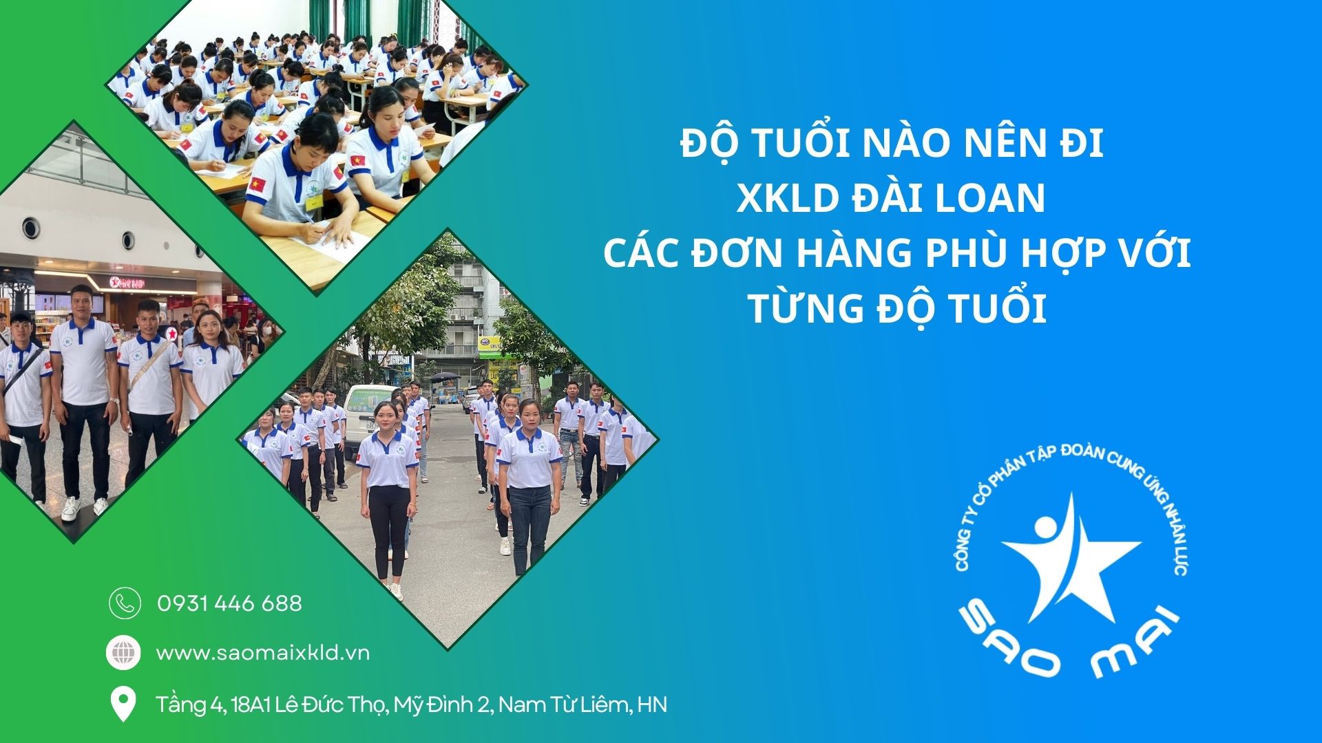 Nên đi xuất khẩu lao động Đài Loan ở độ tuổi nào và chọn đơn hàng gì phù hợp?