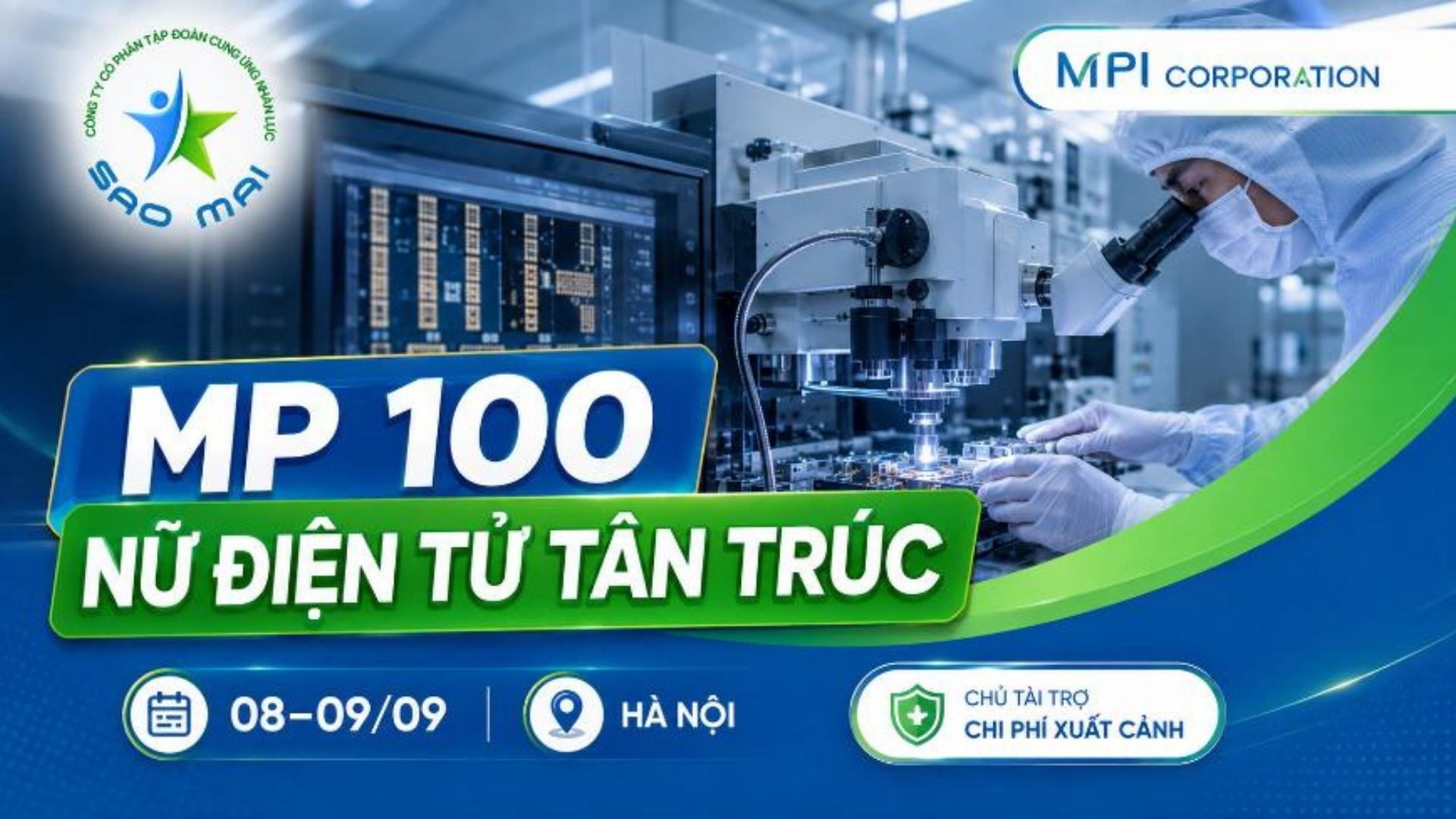 Đơn điện tử MIỄN PHÍ Đài Loan | MPI – Vượng Tịch tuyển 100 nữ