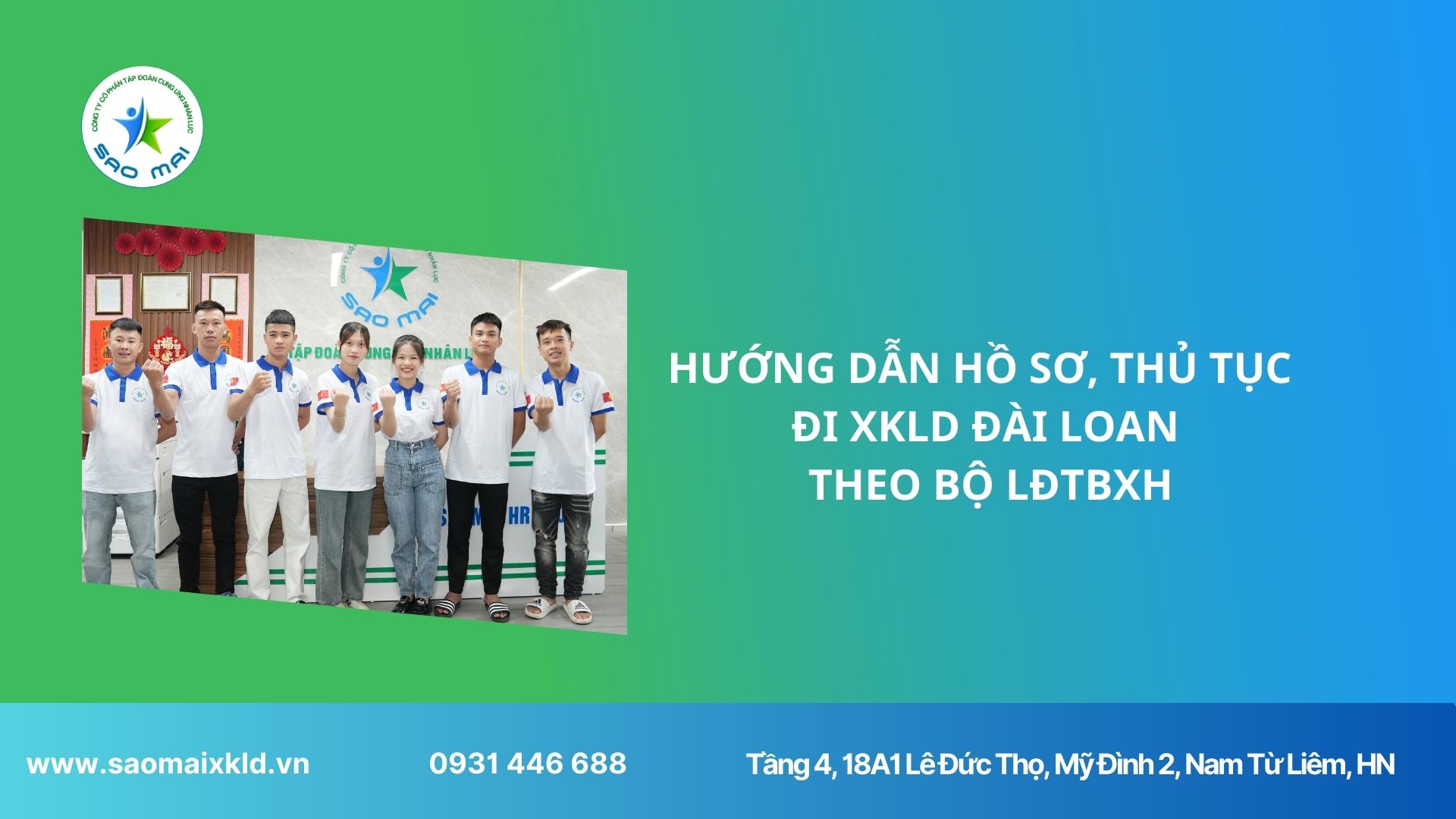 Hướng dẫn chi tiết làm hồ sơ, thủ tục đi xuất khẩu lao động Đài Loan theo bộ Lao động Thương Binh và Xã hội