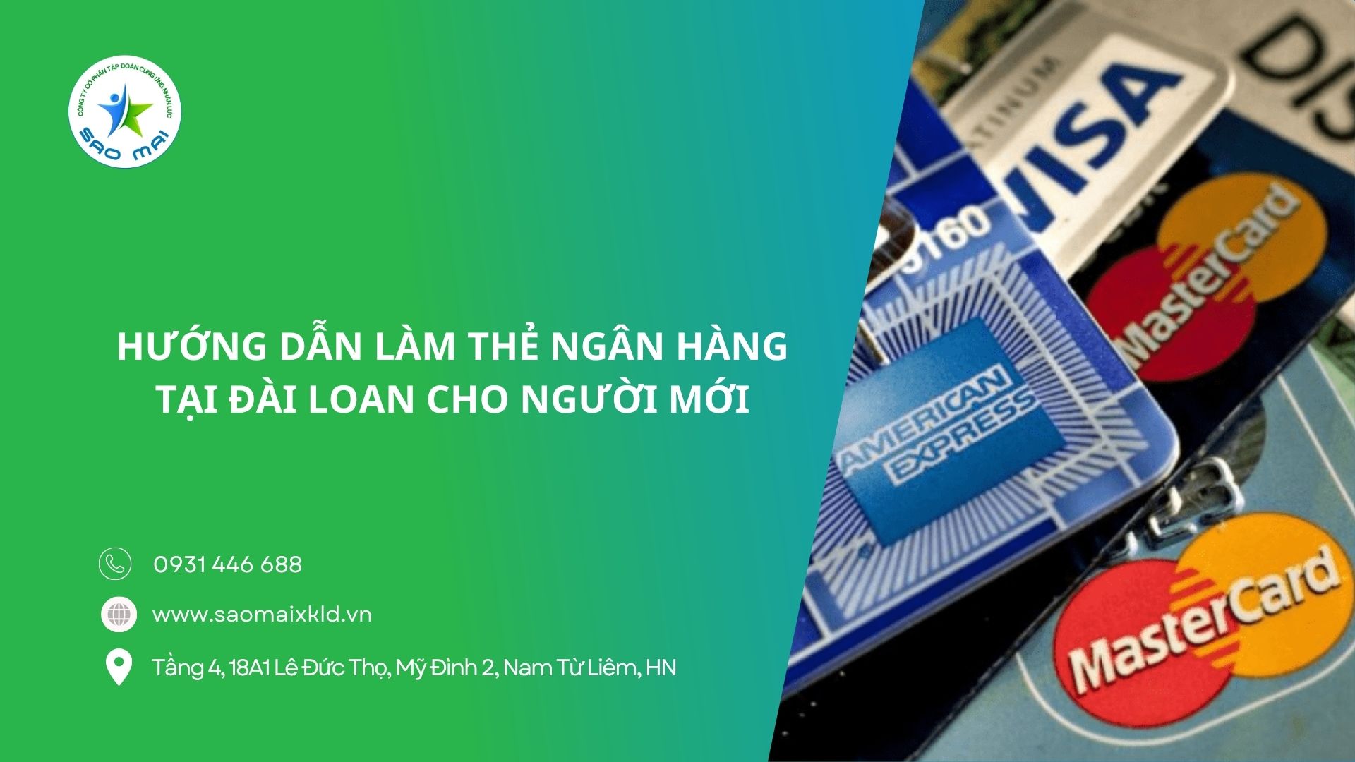 Hướng dẫn làm thẻ ngân hàng tại Đài Loan cho người mới