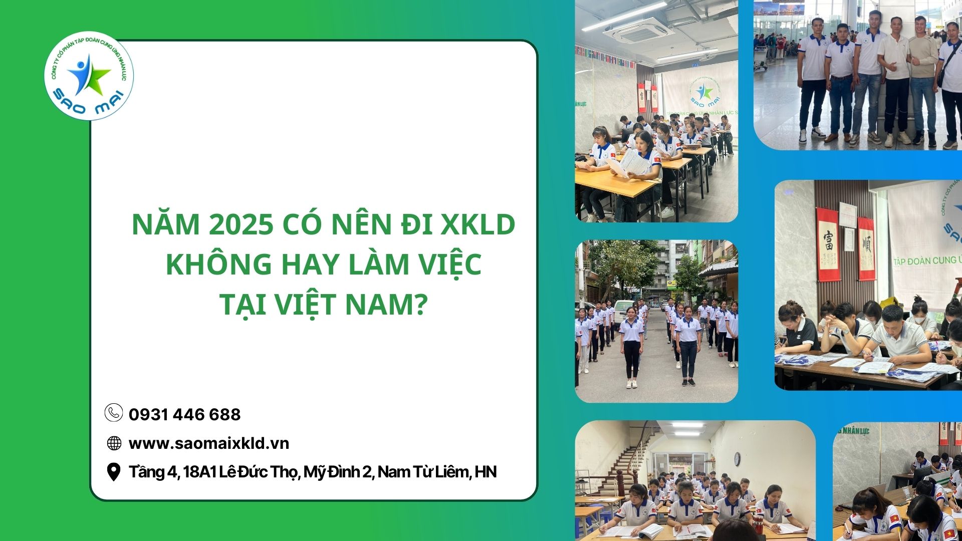 Năm 2025 có nên đi xuất khẩu lao động không hay làm việc tại Việt Nam?