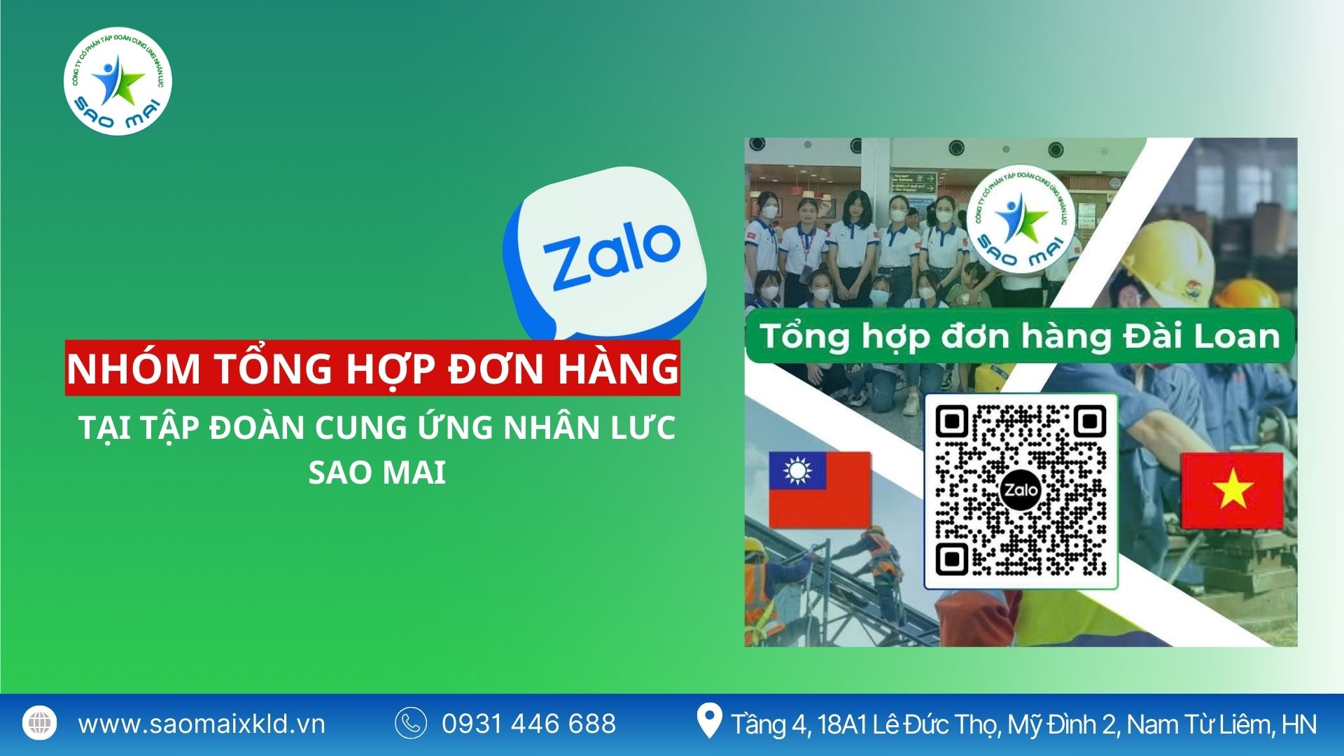 NHÓM TỔNG HỢP ĐƠN HÀNG MỚI NHẤT – CẬP NHẬT LIÊN TỤC TẠI TẬP ĐOÀN CUNG ỨNG NHÂN LỰC SAO MAI