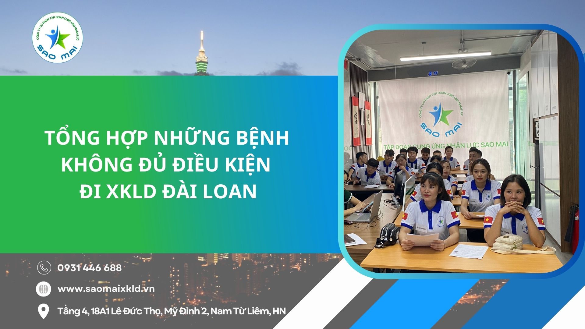 Những bệnh nào không đủ điều kiện đi xuất khẩu lao động Đài Loan?