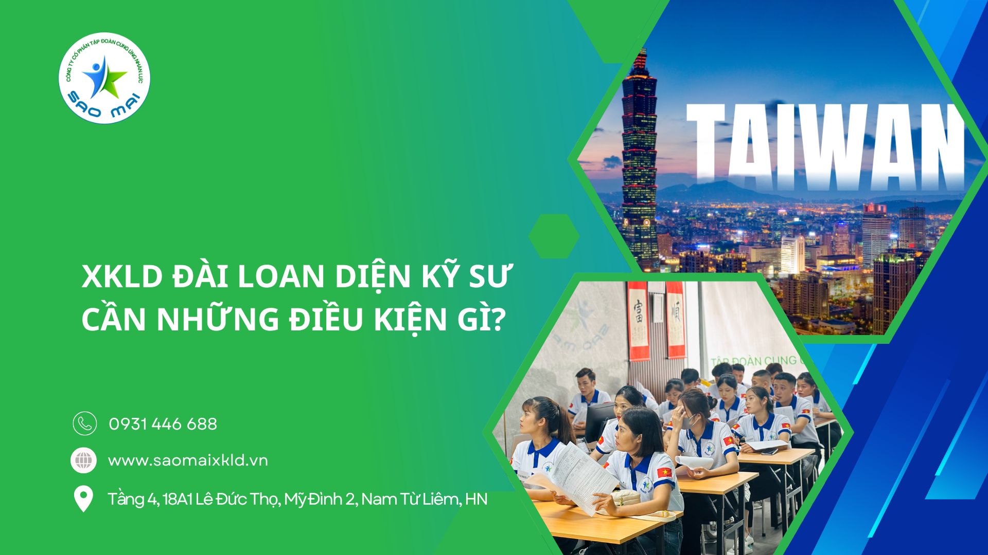 XKLD Đài Loan đi diện kỹ sư cần đáp ứng những điều kiện gì?