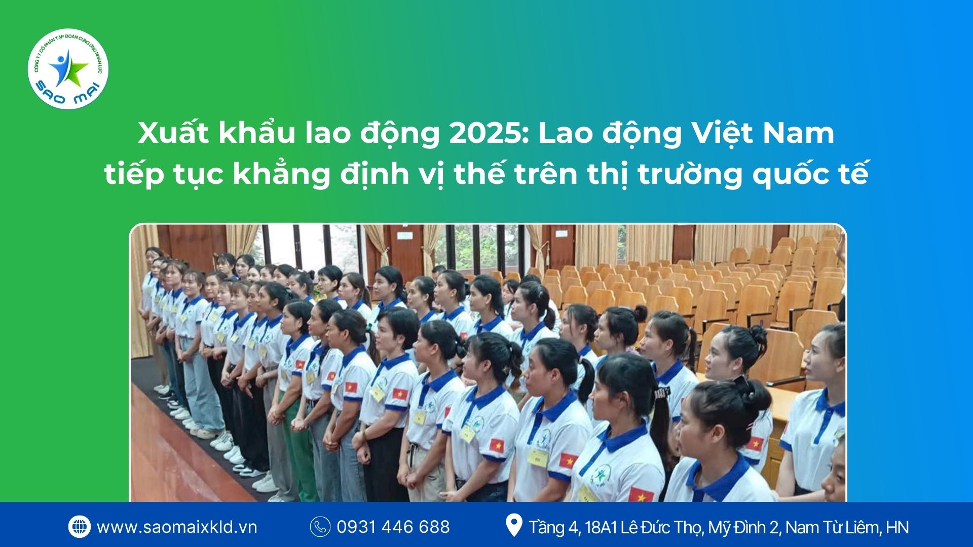Xuất khẩu lao động năm 2025: Lao động Việt Nam tiếp tục khẳng định vị thế trên thị trường quốc tế