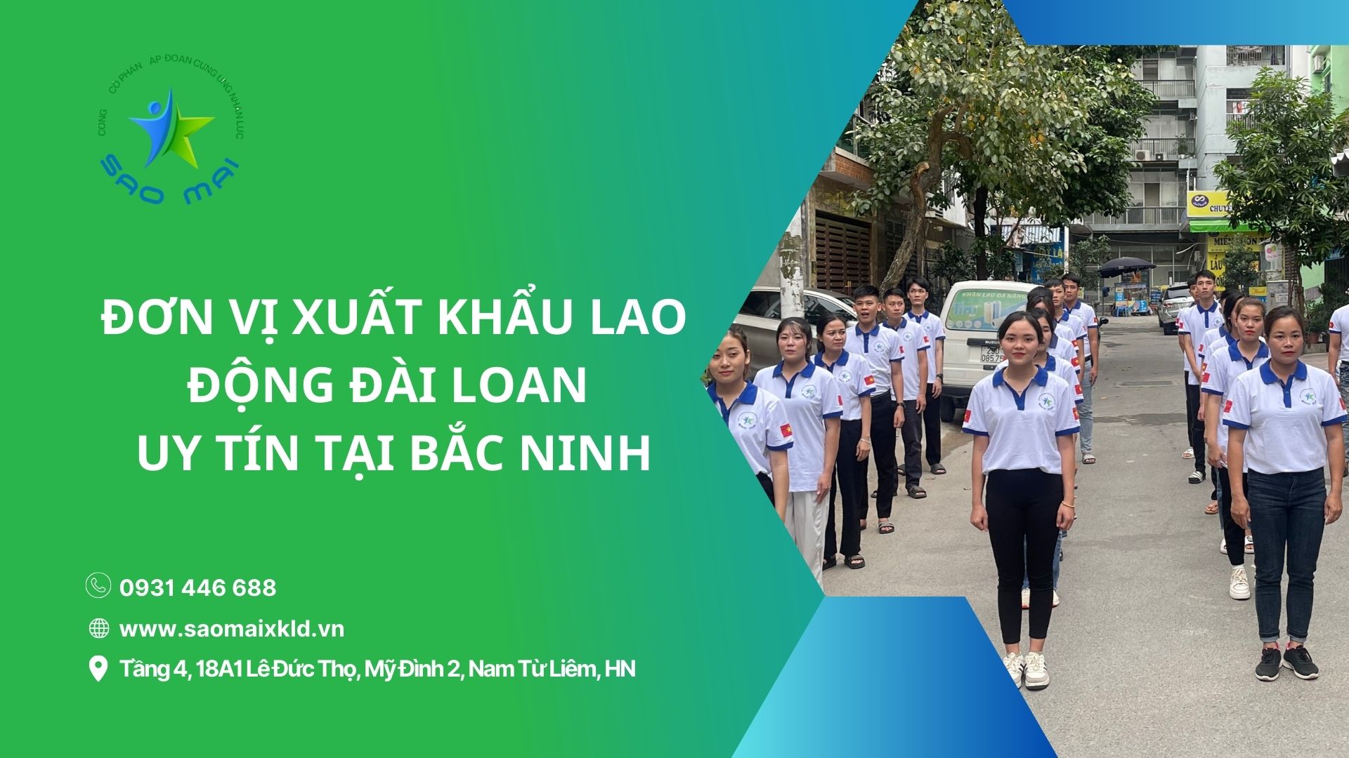 Công ty xuất khẩu lao động Đài Loan UY TÍN theo Bộ Lao động Thương Binh và Xã hội tại Bắc Ninh