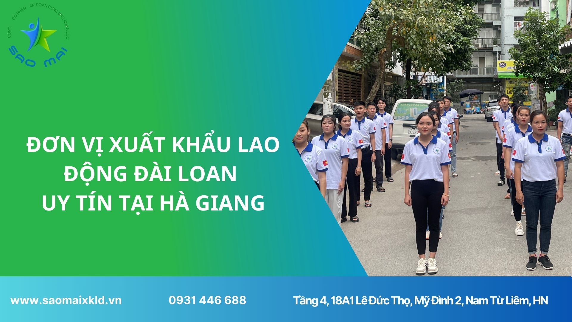 Công ty xuất khẩu lao động Đài Loan UY TÍN theo Bộ Lao động Thương Binh và Xã hội tại Hà Giang