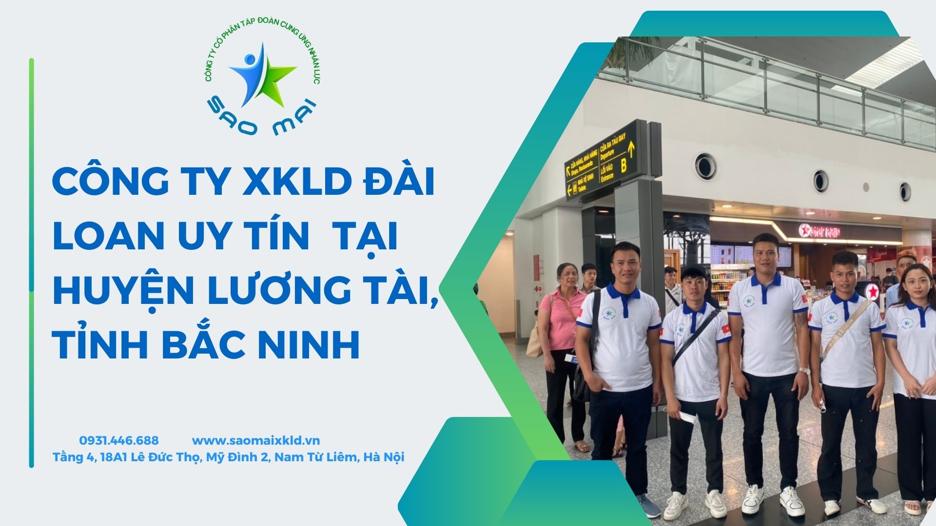 Công ty xuất khẩu lao động Đài Loan uy tín, chi phí thấp tại huyện LƯƠNG TÀI, BẮC NINH