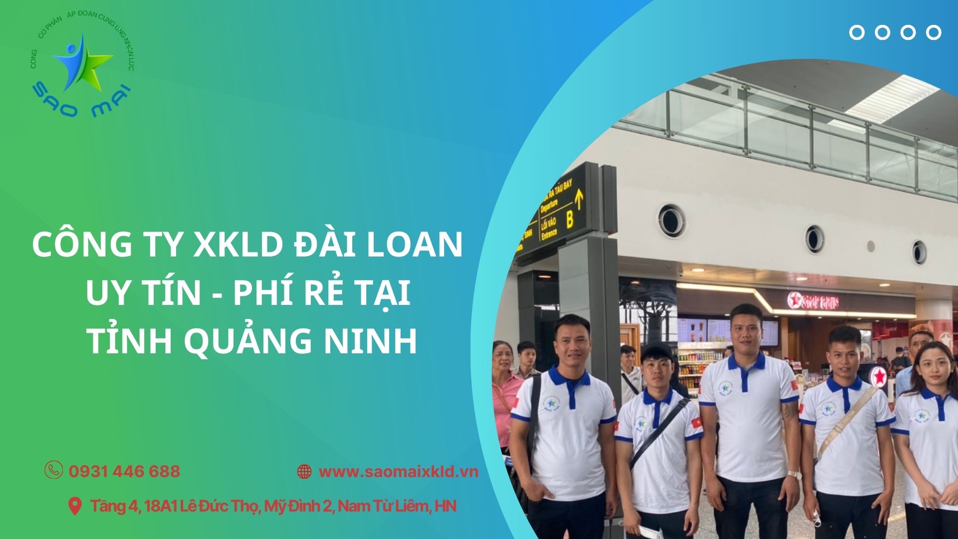 Xuất khẩu lao động đài loan uy tín theo bộ lao động thương binh và xã hội cấp phép tại tỉnh Quảng Ninh