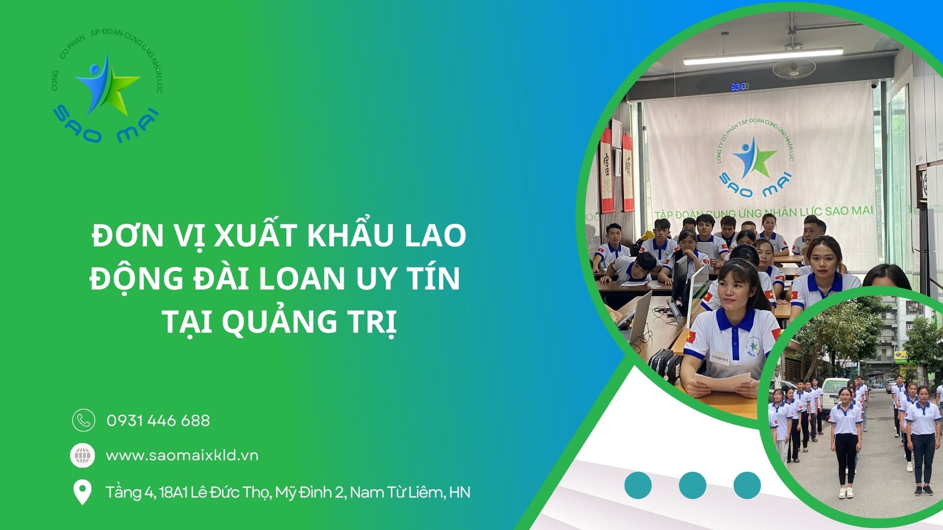 Công ty xuất khẩu lao động Đài Loan UY TÍN theo Bộ Lao động Thương Binh và Xã hội tại Quảng Trị