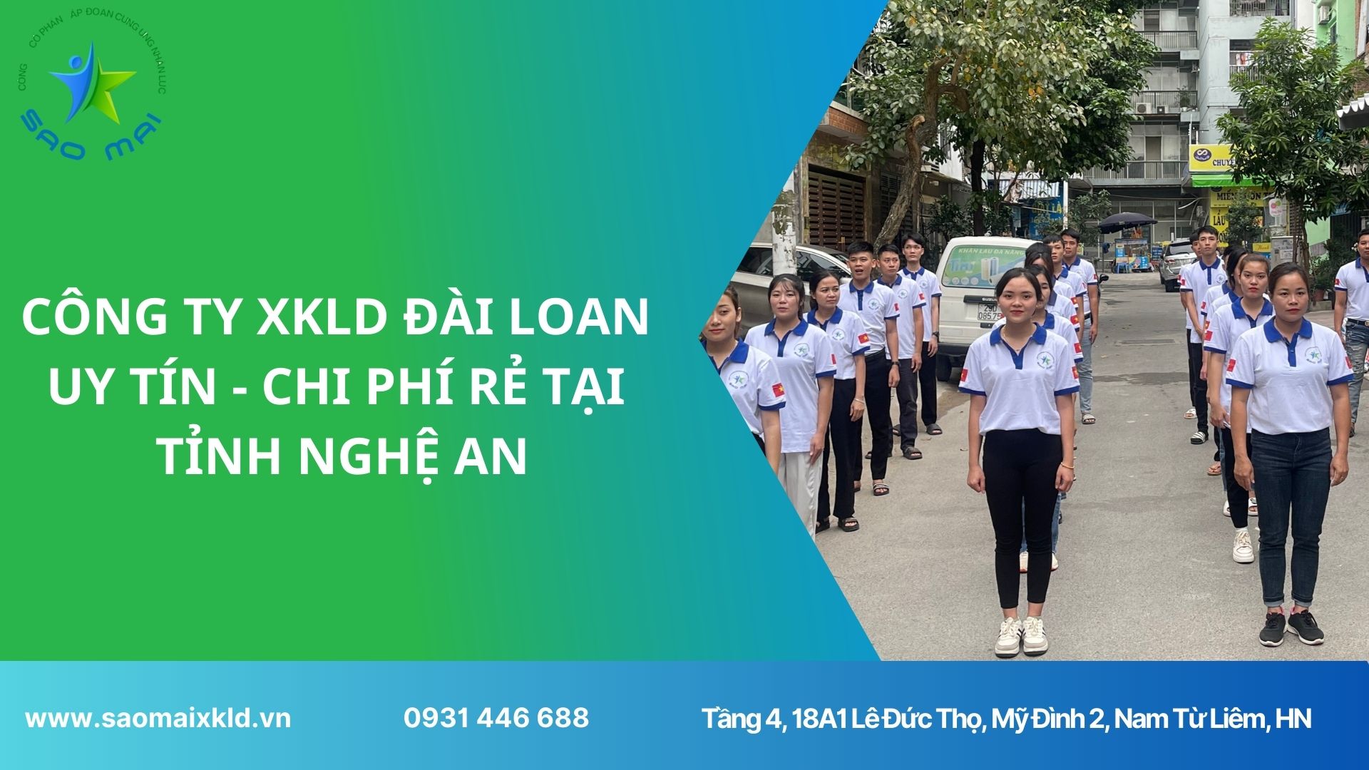 Xuất khẩu lao động tại tỉnh Nghệ An với chi phí RẺ, bay NHANH, xuất cảnh chỉ sau 4-6 tuần kể từ ngày đỗ đơn hàng Đài Loan