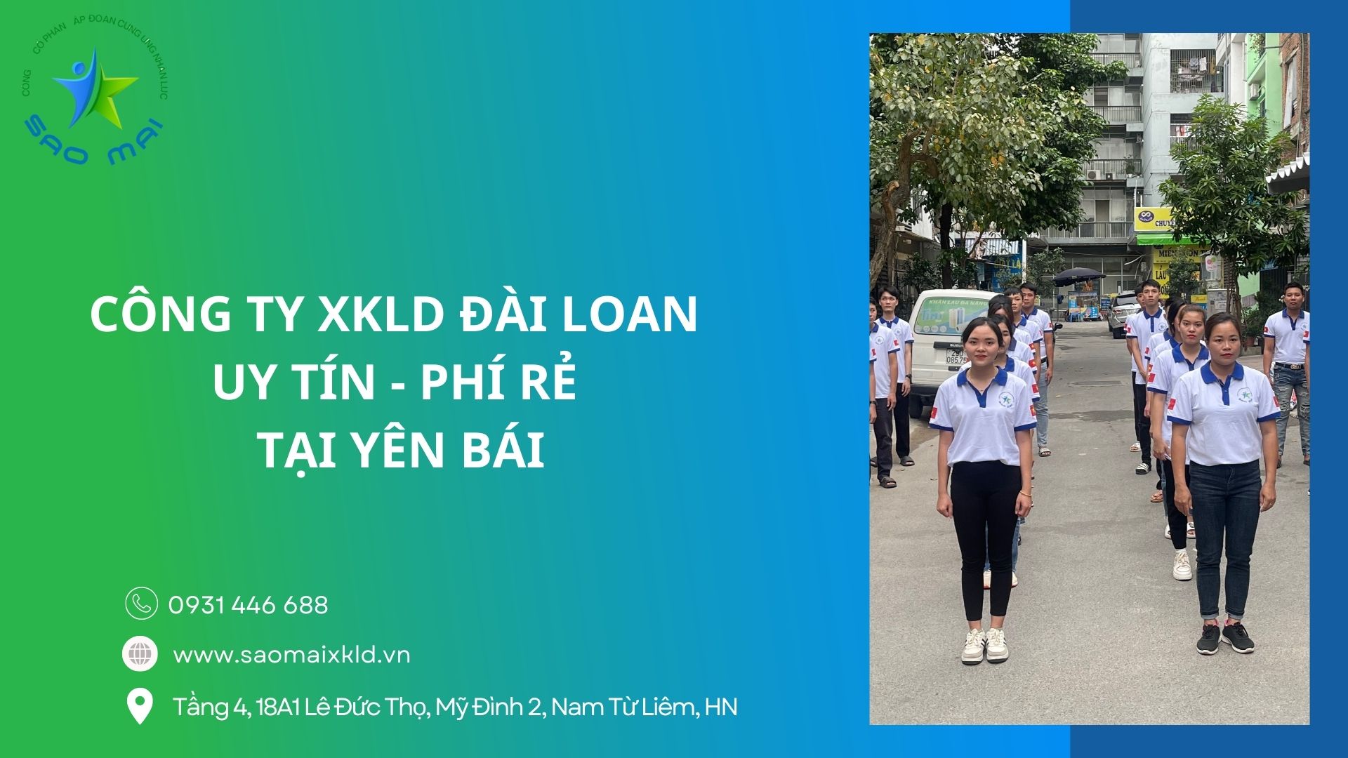 Xuất khẩu lao động đài loan uy tín theo bộ lao động thương binh và xã hội cấp phép tại tỉnh Yên Bái