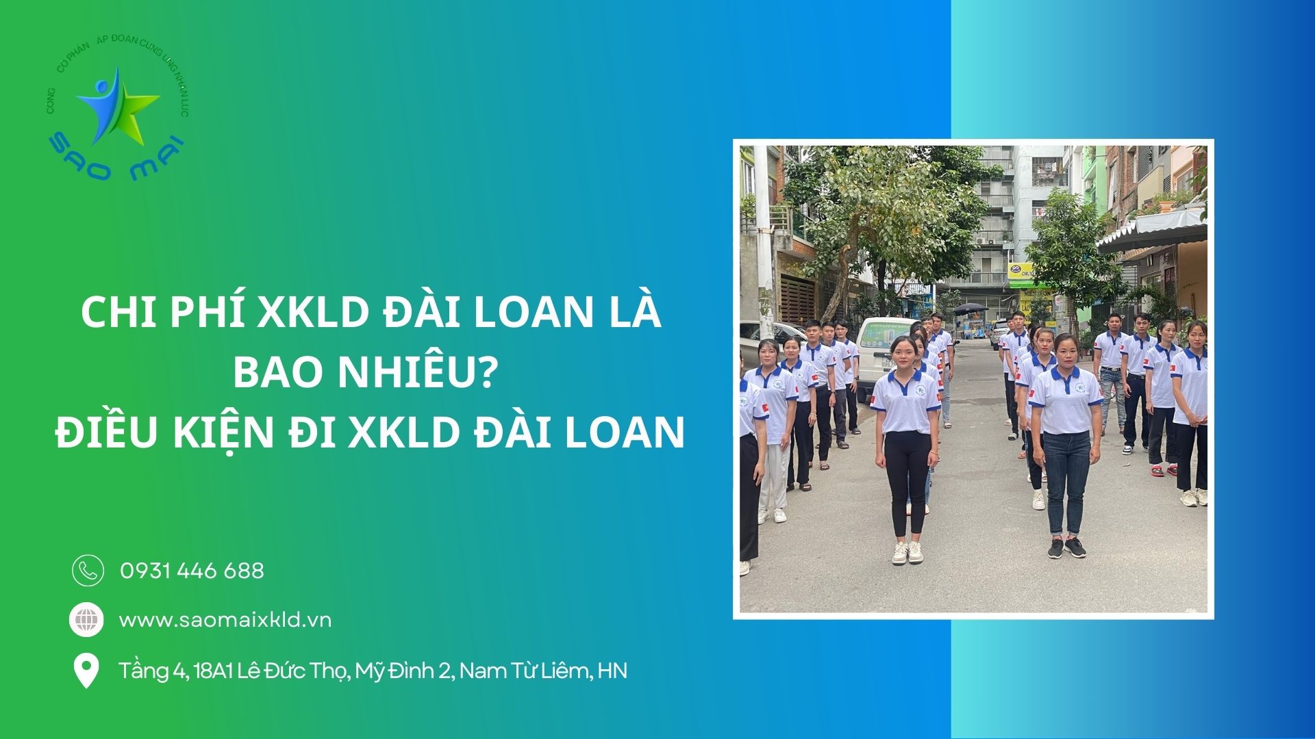 Chi phí xuất khẩu lao động Đài Loan là bao nhiêu? Điều kiện đi XKLD Đài Loan