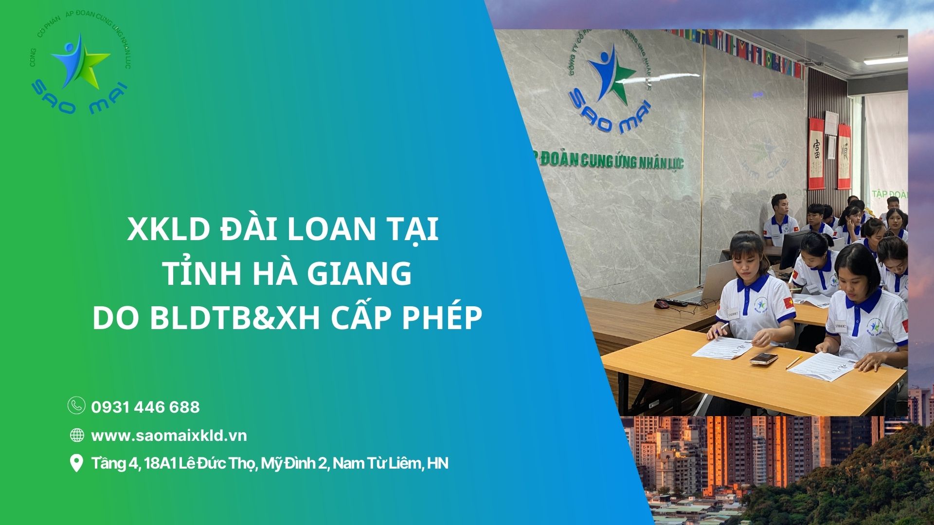 Công ty XKLĐ Đài Loan UY TÍN do BLDTB&XH cấp phép tại HÀ GIANG: Những điều cần biết