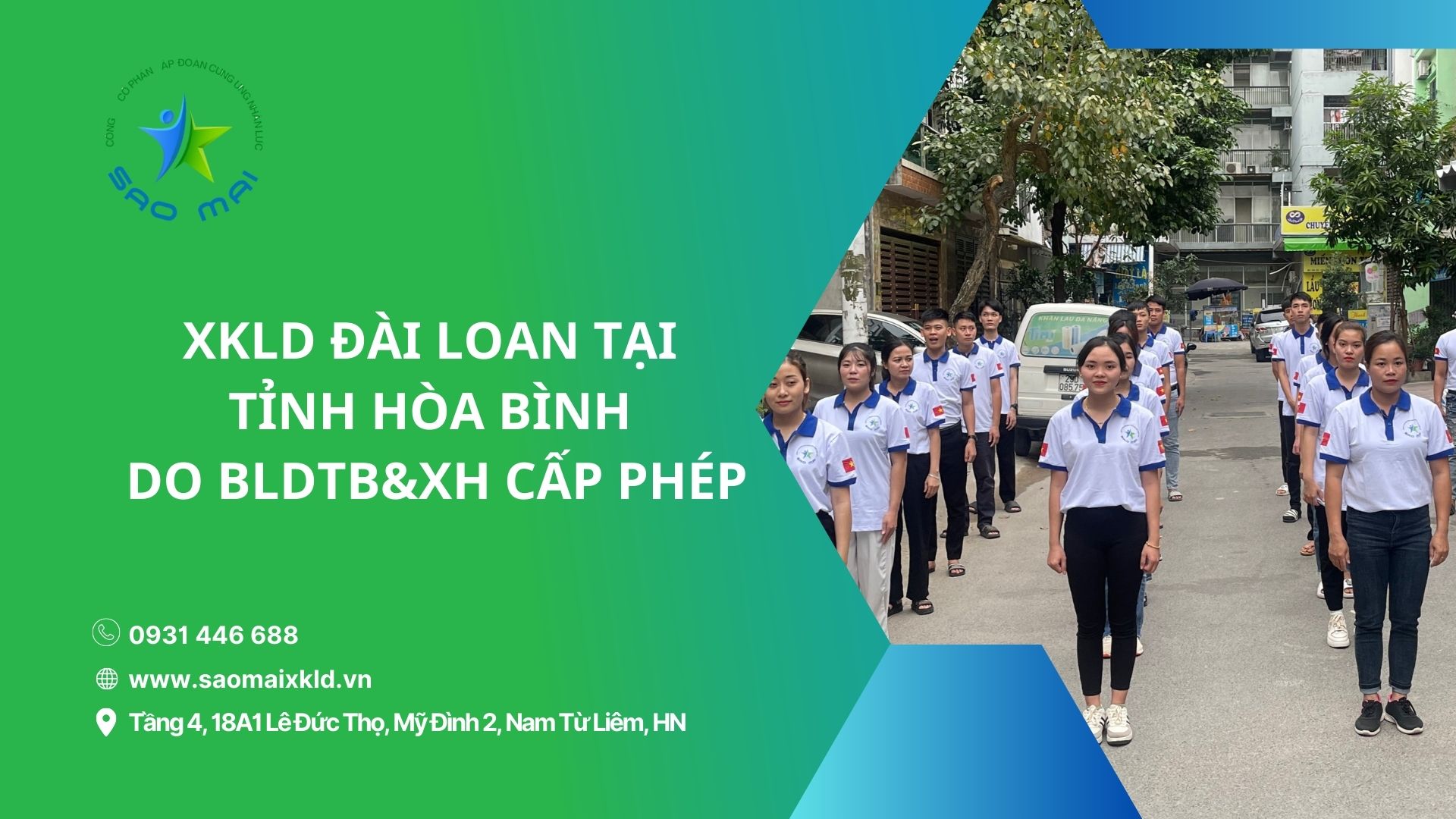 Công ty XKLĐ Đài Loan UY TÍN do BLDTB&XH cấp phép tại HÒA BÌNH: Những điều cần biết