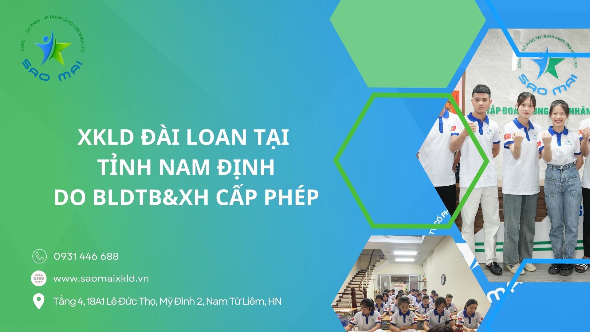 Công ty XKLĐ Đài Loan UY TÍN do BLDTB&XH cấp phép tại NAM ĐỊNH: Những điều cần biết