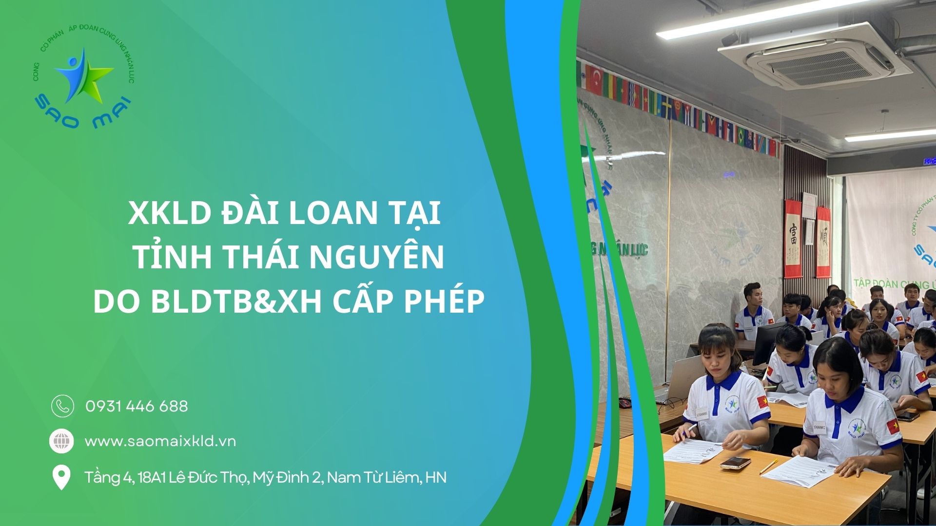 Công ty XKLĐ Đài Loan UY TÍN do BLDTB&XH cấp phép tại THÁI NGUYÊN: Những điều cần biết