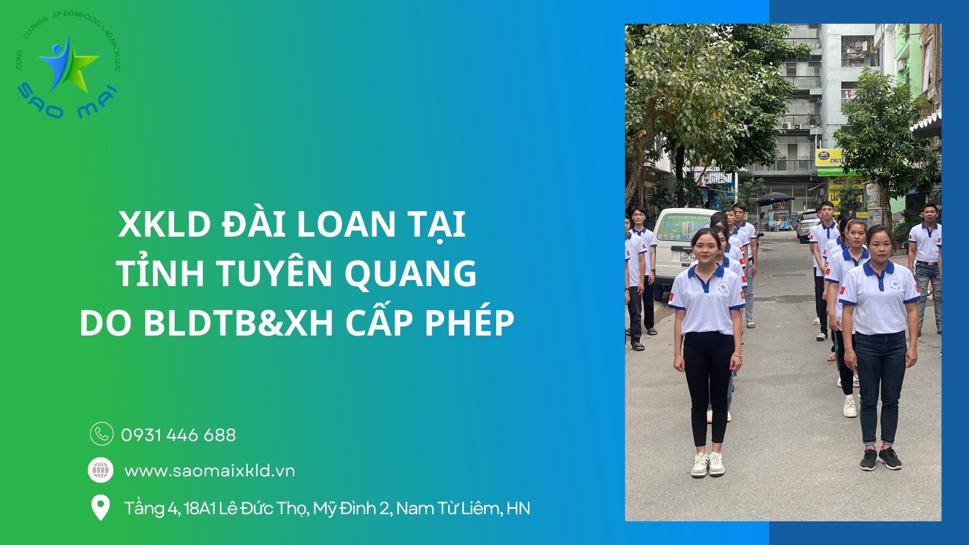 Công ty XKLĐ Đài Loan UY TÍN do BLDTB&XH cấp phép tại TUYÊN QUANG: Những điều cần biết