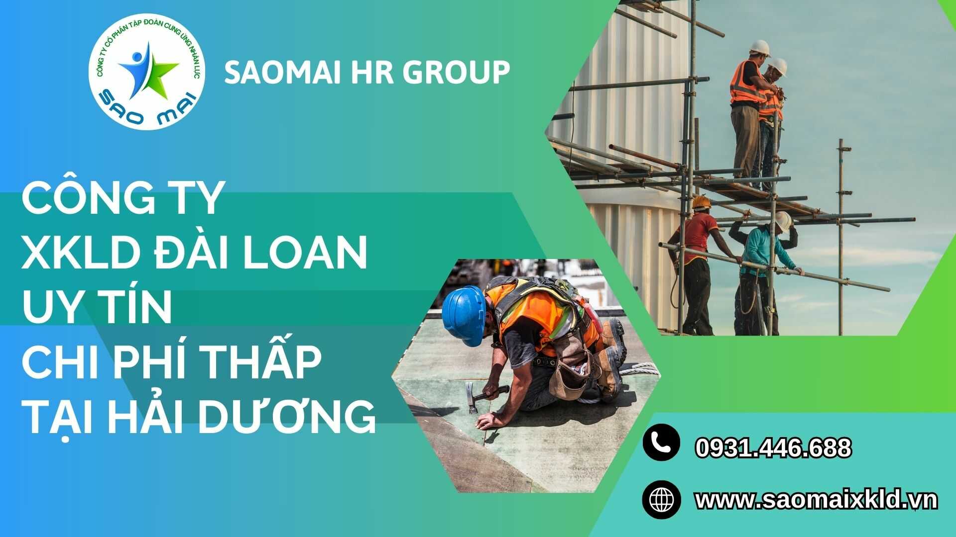 Công ty xuất khẩu lao động Đài Loan uy tín với chi phí RẺ và bay NHANH tại tỉnh HẢI DƯƠNG