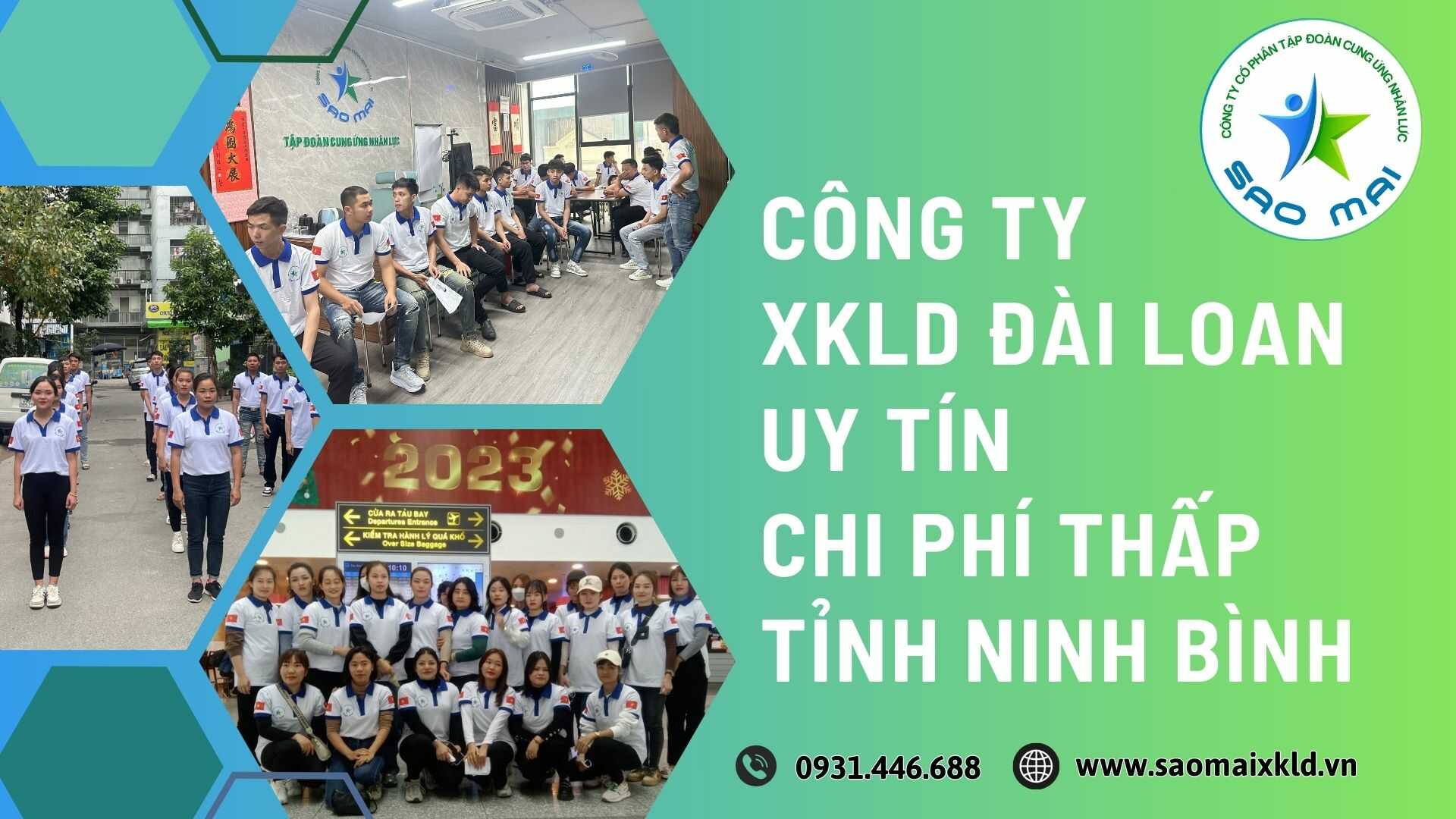 Công ty xuất khẩu lao động Đài Loan uy tín với chi phí RẺ và bay NHANH tại tỉnh NINH BÌNH