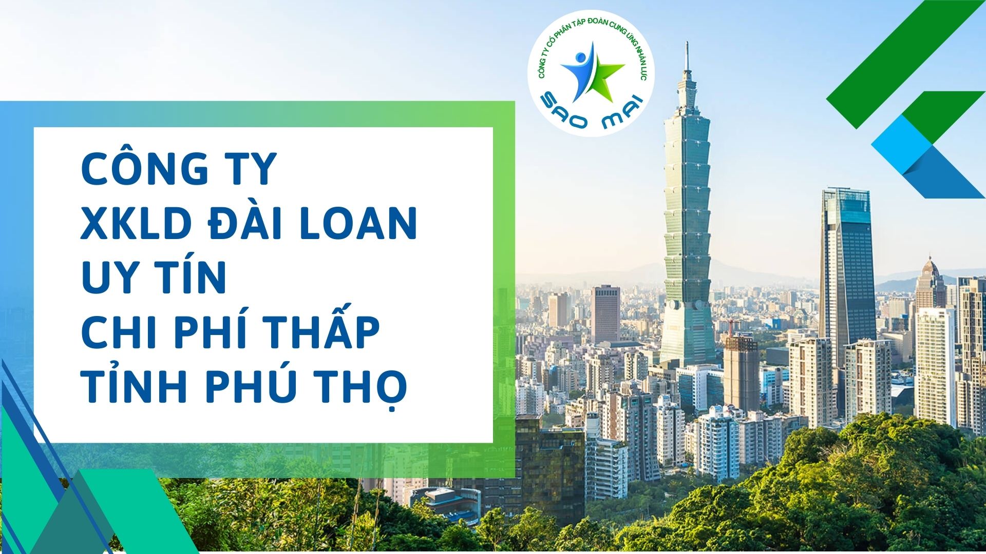 Công ty xuất khẩu lao động Đài Loan uy tín với chi phí RẺ và bay NHANH tại tỉnh PHÚ THỌ