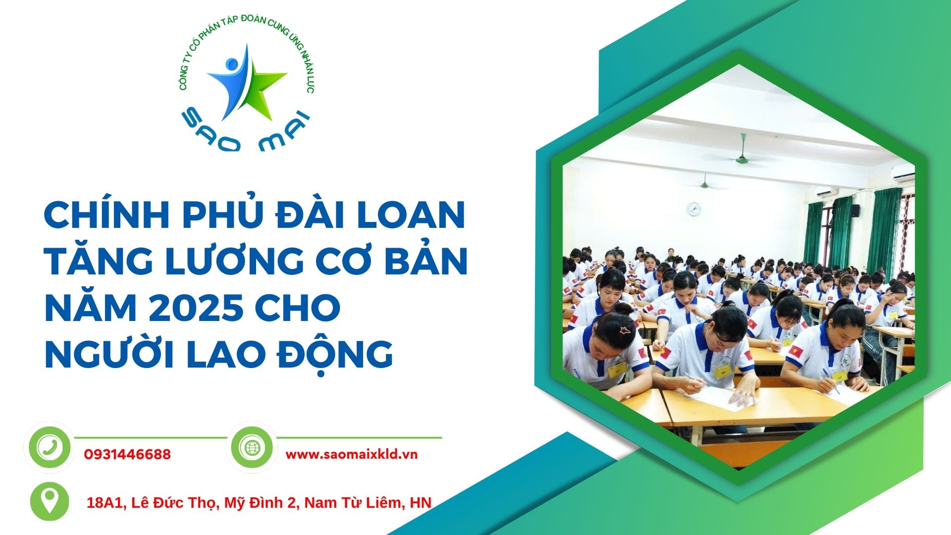 Chính phủ Đài Loan chính thức TĂNG LƯƠNG CƠ BẢN năm 2025 cho người lao động 