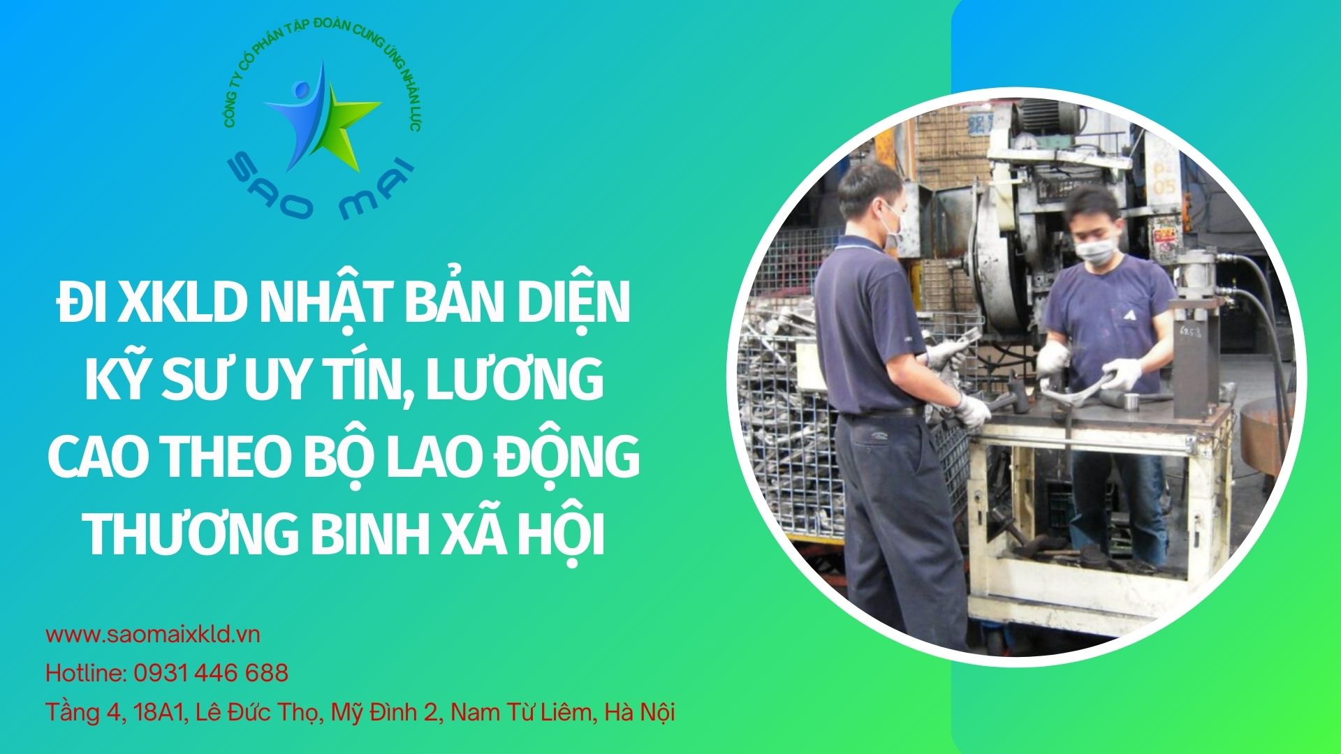 Bộ Lao động Thương Binh Xã hội - Quy trình và Lưu ý chọn ngành nghề XKLD Nhật Bản diện KỸ SƯ uy tín, lương cao