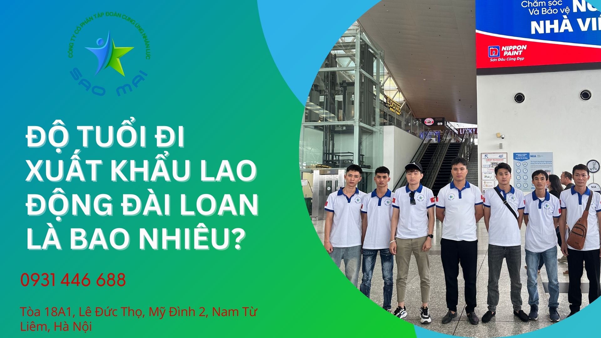 Độ tuổi đi xuất khẩu lao động Đài Loan là bao nhiêu? Tìm hiểu QUY TRÌNH và MỨC LƯƠNG đi XKLD Đài Loan