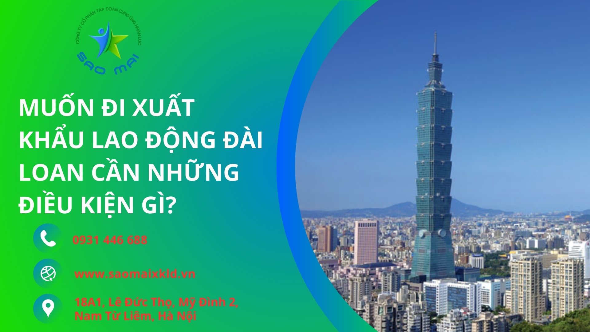 Giải đáp muốn đi xuất khẩu lao động Đài Loan cần điều kiện gì? 