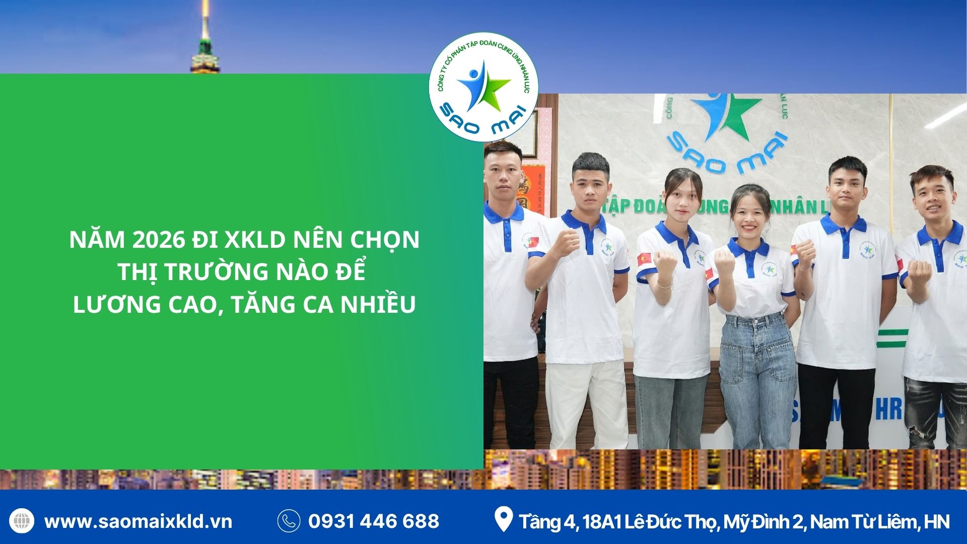 Năm 2026 muốn đi xuất khẩu lao động thì nên chọn thị trường nào để lương cao, tăng ca nhiều