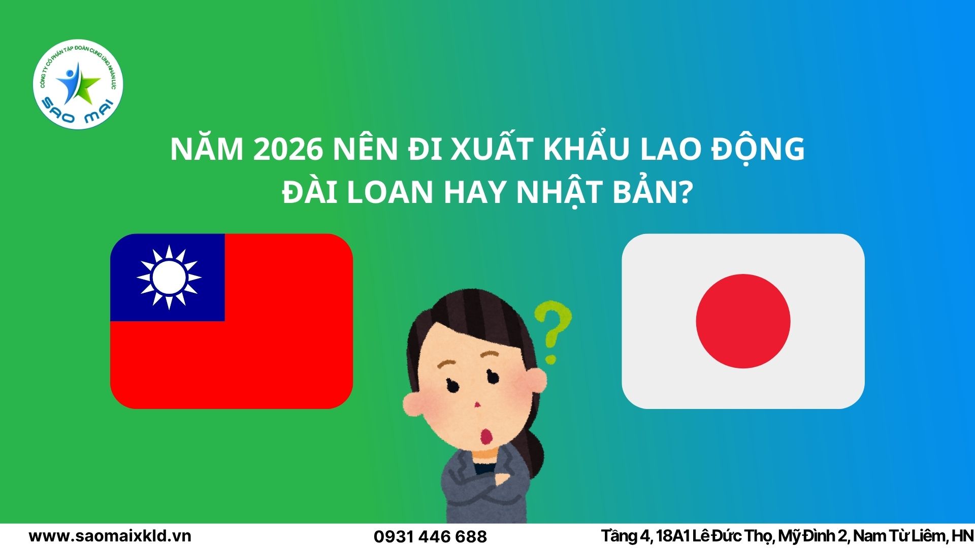 Năm 2026 nên đi xuất khẩu lao động Đài Loan hay Nhật Bản?