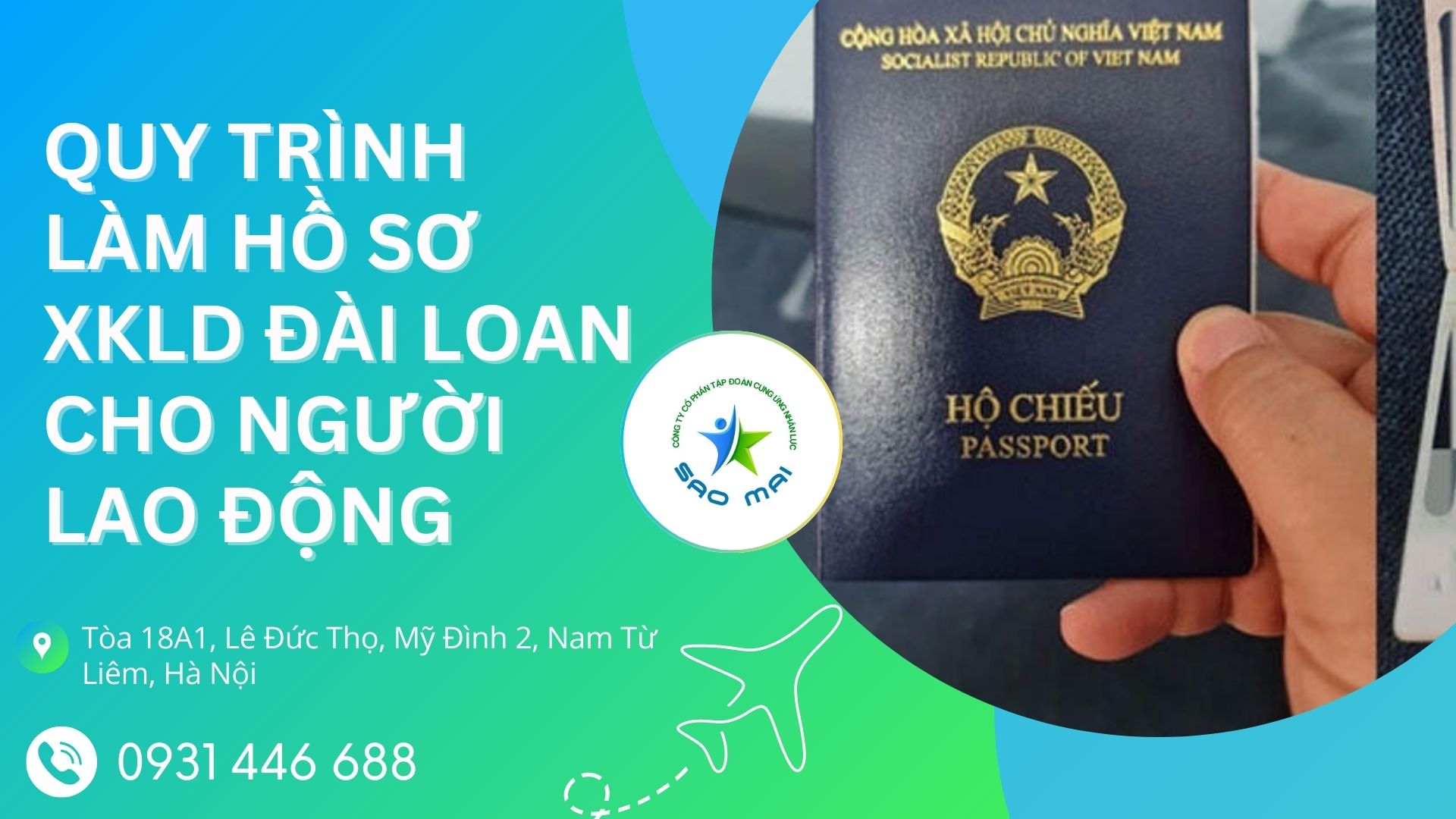 QUY TRÌNH làm HỒ SƠ xuất khẩu lao động Đài Loan gồm mấy bước? Thông tin chi tiết dành cho lao động