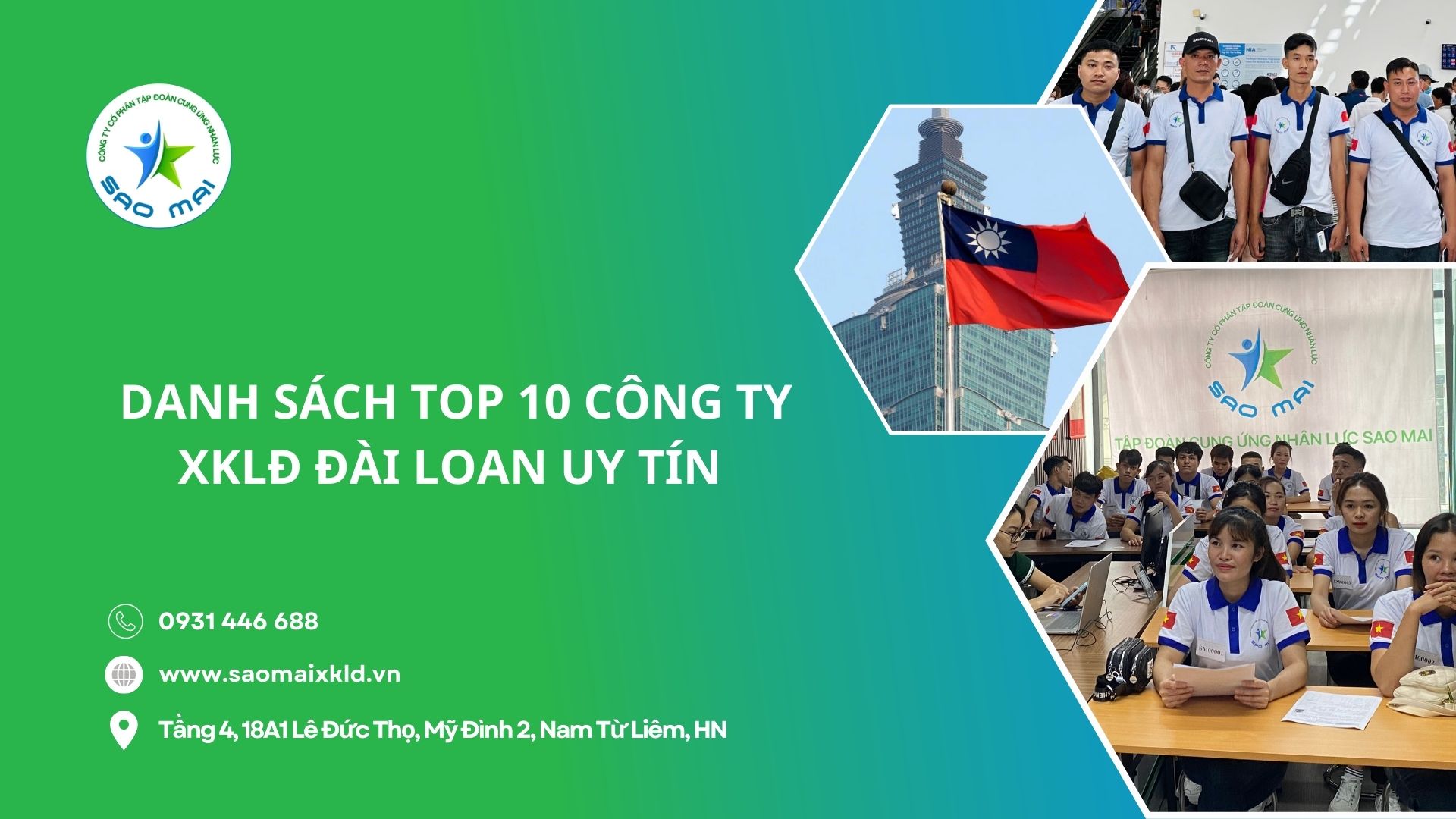 TOP 10 CÔNG TY XKLĐ ĐÀI LOAN UY TÍN