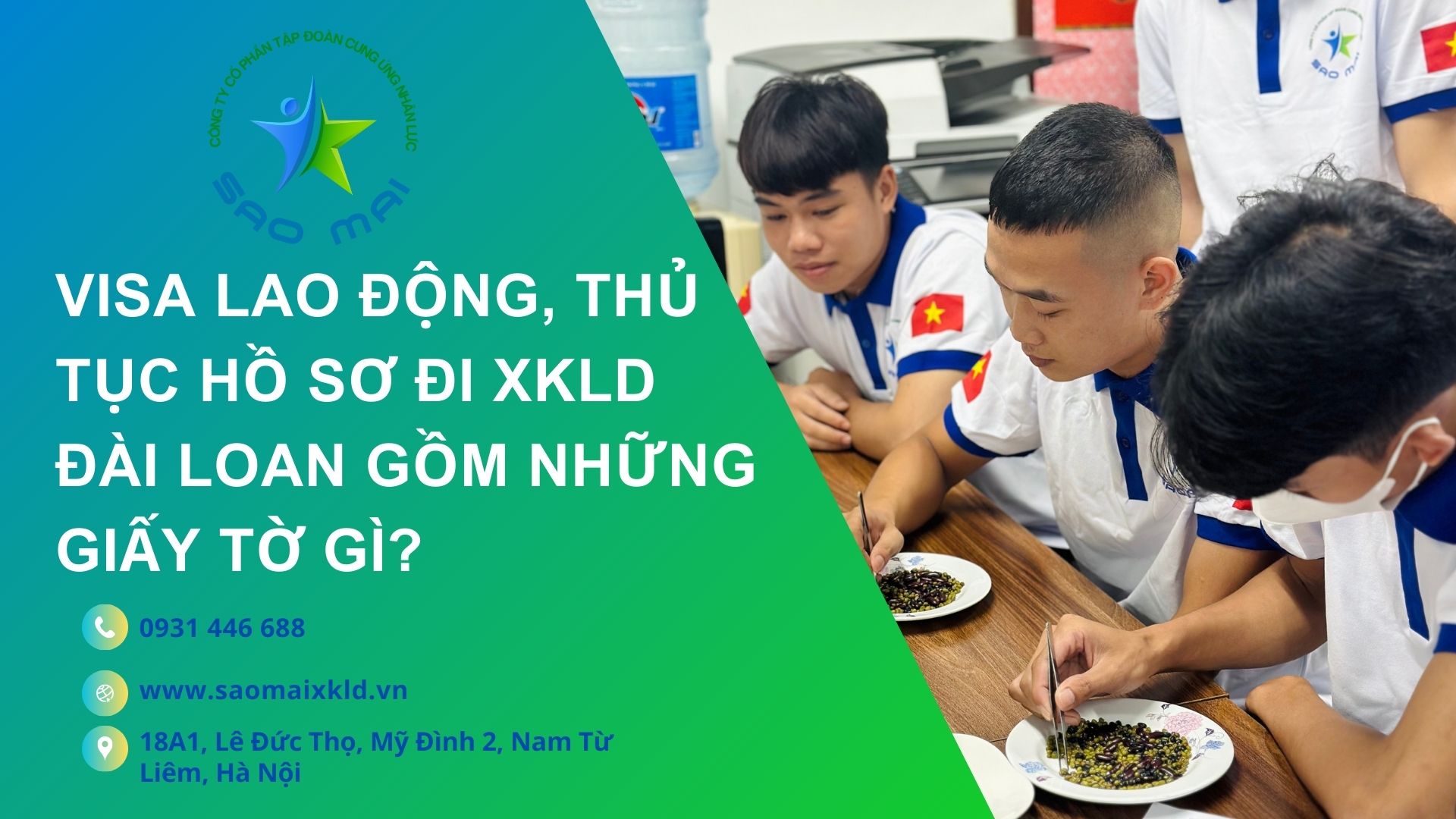 VISA lao động, THỦ TỤC, HỒ SƠ đi XKLD Đài Loan gồm những giấy tờ gì?