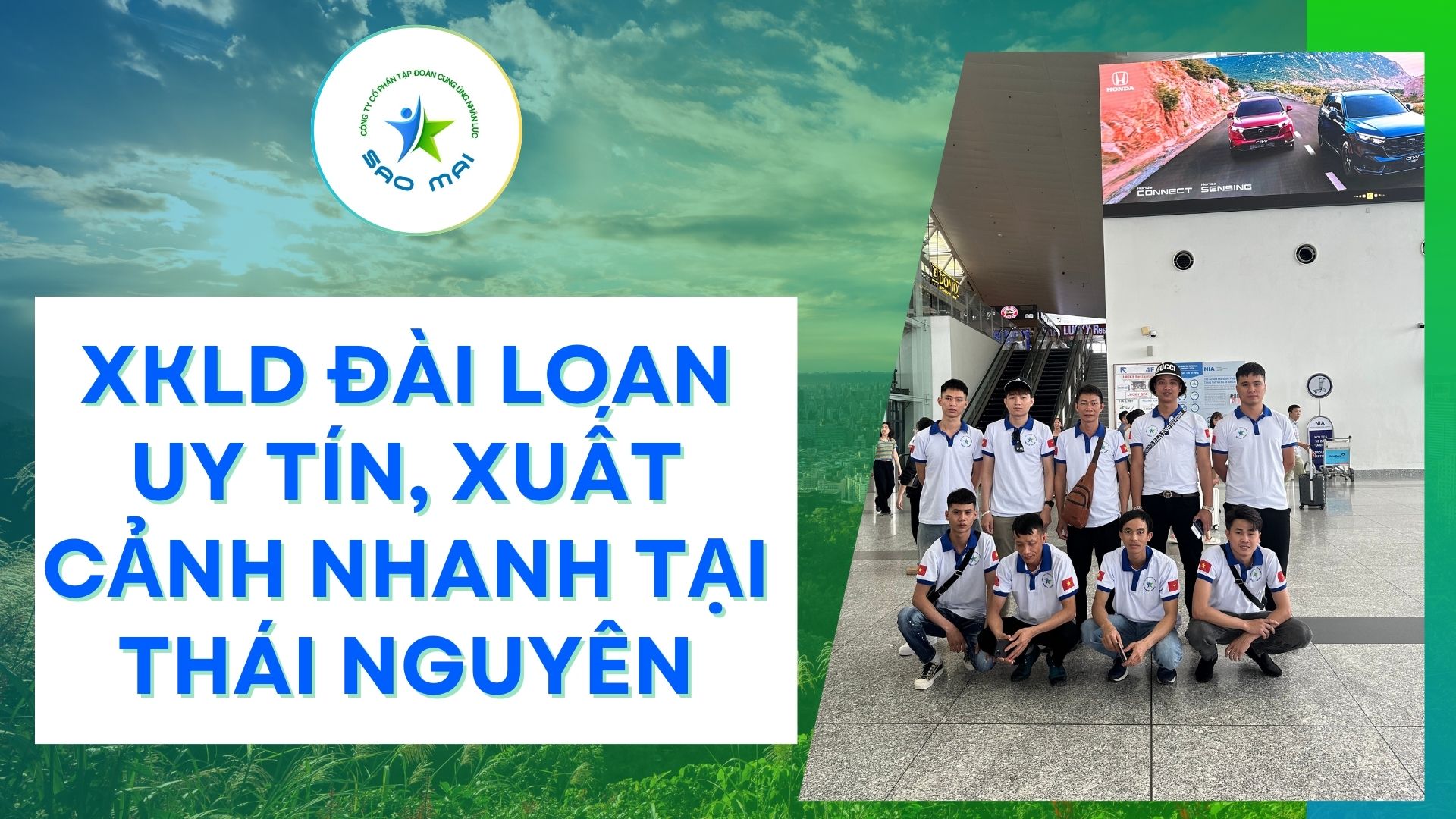 XKLĐ Đài Loan 2024 uy tín với CHI PHÍ THẤP, XUẤT CẢNH NHANH tại THÁI NGUYÊN