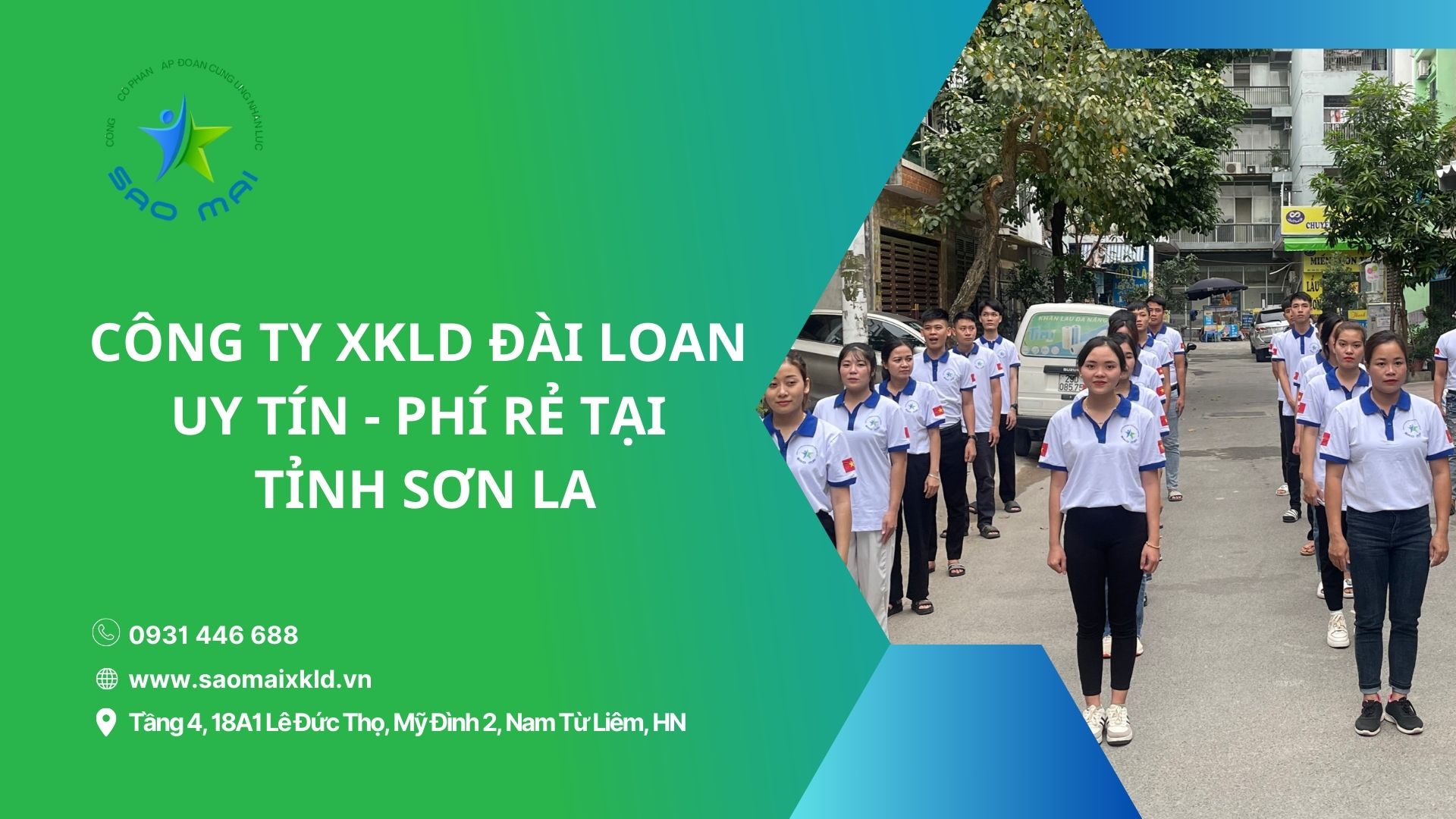 Xuất khẩu lao động tại tỉnh Sơn La với chi phí RẺ, bay NHANH, xuất cảnh chỉ sau 4-6 tuần kể từ ngày đỗ đơn hàng Đài Loan