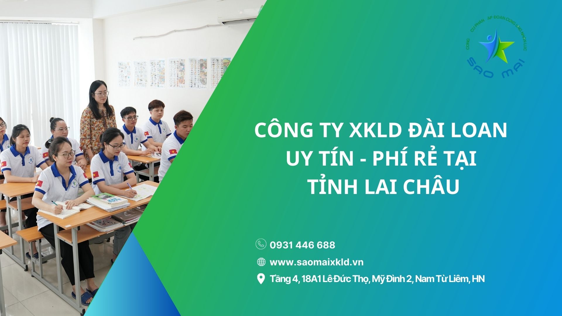 Xuất khẩu lao động tại tỉnh Lai Châu với chi phí RẺ, bay NHANH, xuất cảnh chỉ sau 4-6 tuần kể từ ngày đỗ đơn hàng Đài Loan