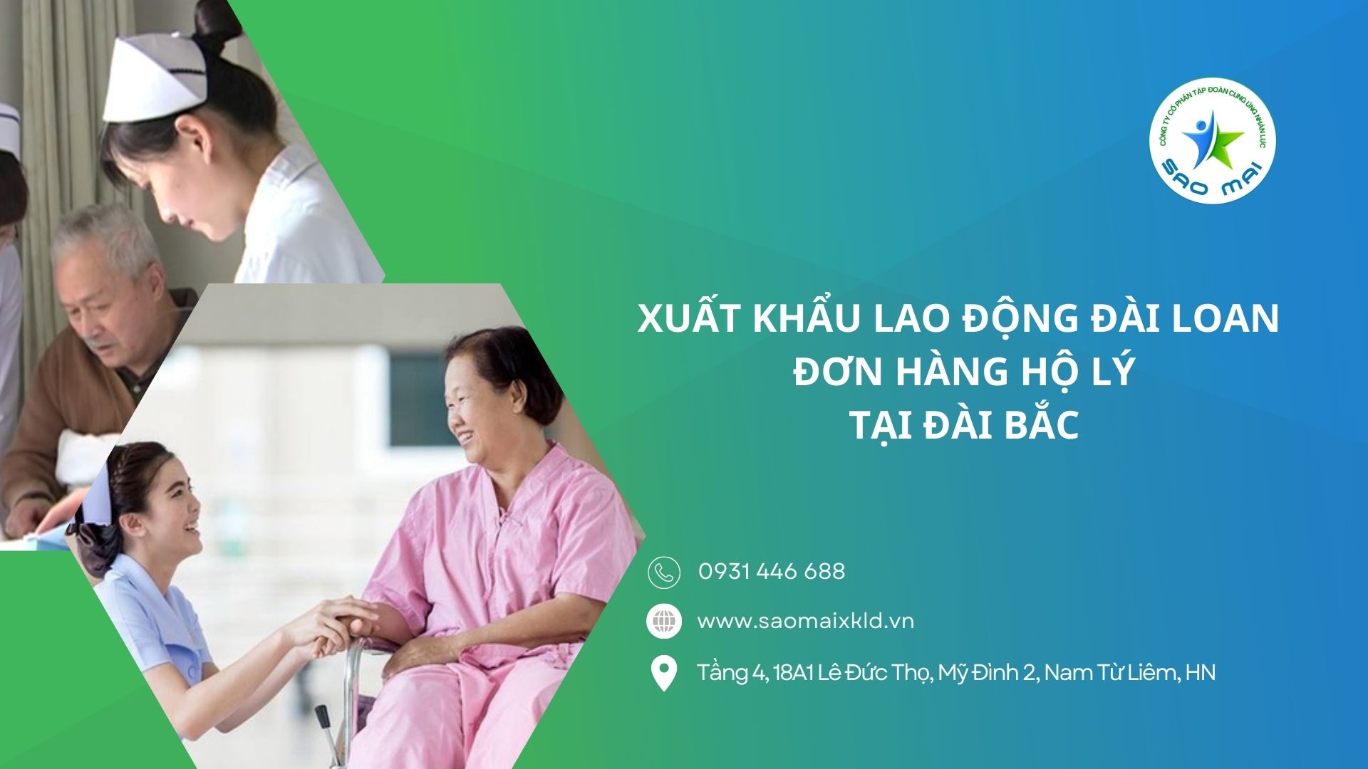 Tìm hiểu chi tiết đơn hàng HỘ LÝ tại Đài Bắc khi đi Xuất khẩu lao động Đài Loan