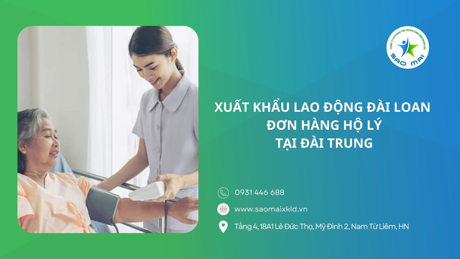 Tìm hiểu chi tiết đơn hàng HỘ LÝ tại Đài Trung khi đi Xuất khẩu lao động Đài Loan